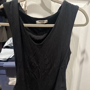 Mikey and Joey black bodysuit